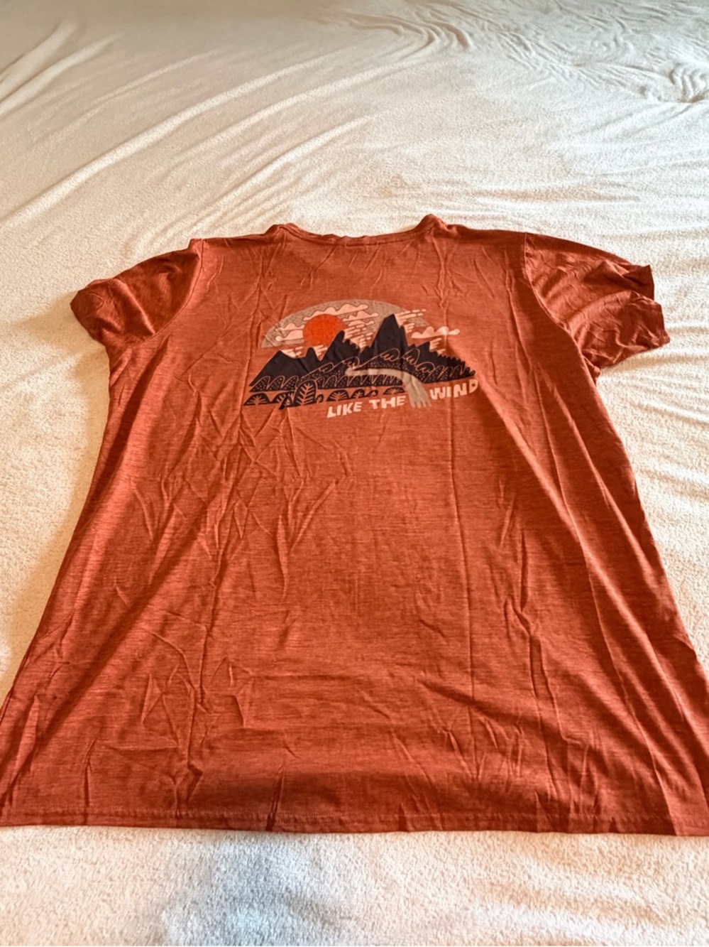 Patagonia Capilene Cool Daily Short Sleeve T-shirt, Rust XXL - Picture 2 of 3